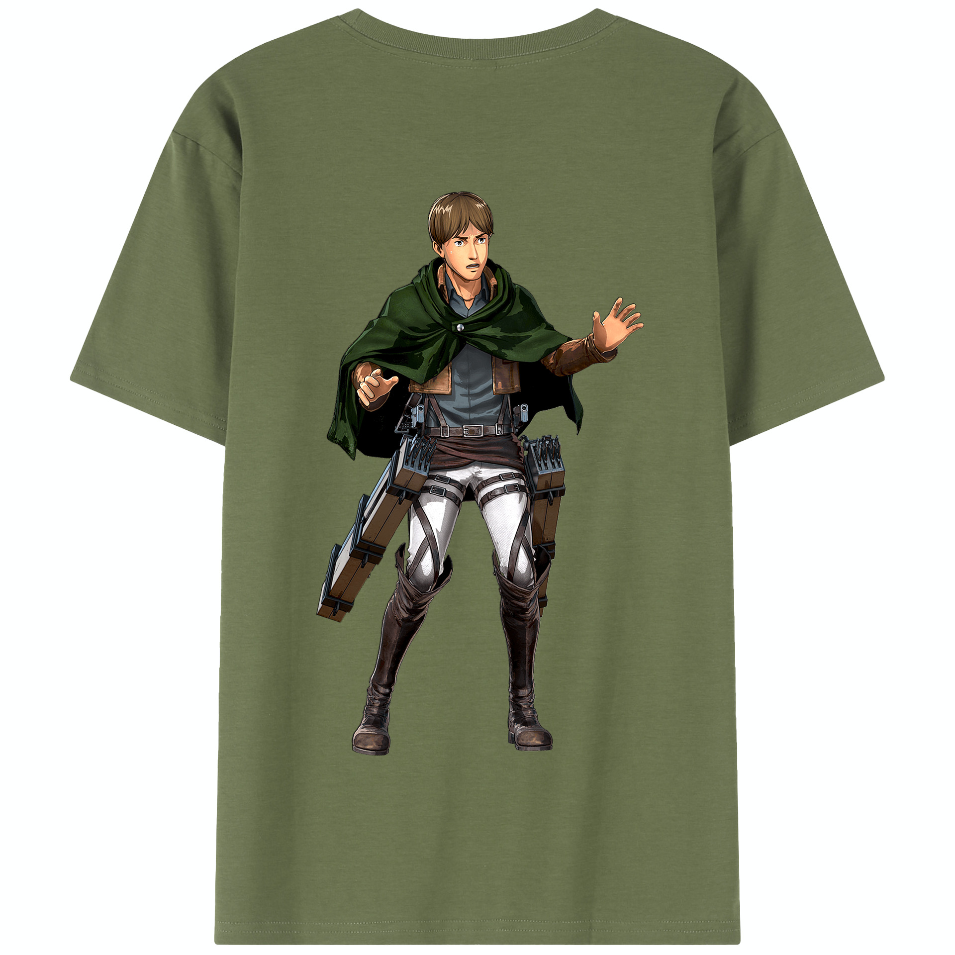 （画像用） 進撃の巨人 Attack on Titan 綿100％半袖Tシャツ（背面プリント）